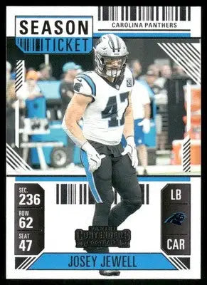 2025 Panini Contenders Football Josey Jewell #13 Football - Football Card Single