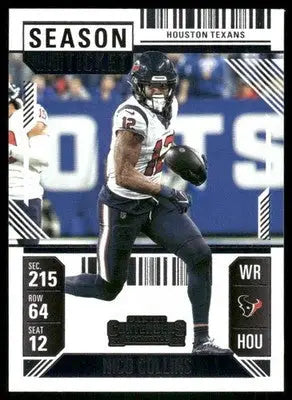 2025 Panini Contenders Football Nico Collins #41 Football - Football Card Single