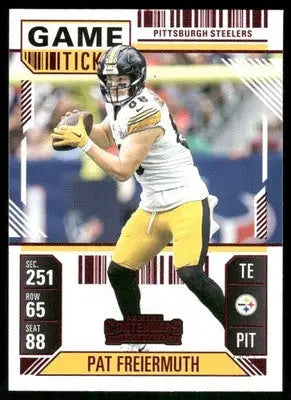 2025 Panini Contenders Football Pat Freiermuth #No. 84 Football - Football Card Single
