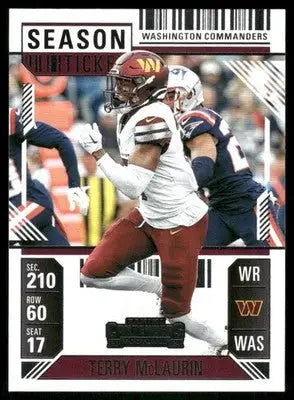 2025 Panini Contenders Football Terry McLaurin #99 Football - Football Card Single