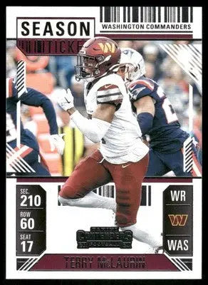 2025 Panini Contenders Football Terry McLaurin #99 Football - Football Card Single