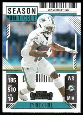 2025 Panini Contenders Football Tyreek Hill #62 Football - Football Card Single