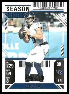 2025 Panini Contenders Football Will Levis #95 Football - Football Card Single