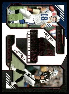 2025 Panini Contenders Historic Draft Class Peyton Manning Woodson #17 Red - Football Card Single