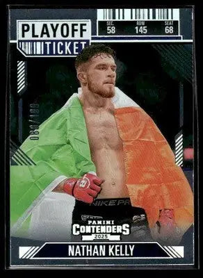 2025 Panini Contenders PFL #34 Nathan Kelly Playoff Ticket - Other