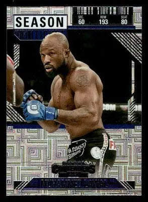2025 Panini Contenders PFL #43 Muhammed Lawal Season Ticket Silver - Mixed Martial Arts Card Single