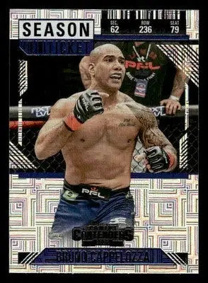2025 Panini Contenders PFL #68 Bruno Cappelozza Season Ticket Silver - Other