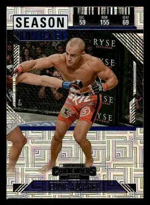 2025 Panini Contenders PFL #71 Eddie Alvarez Season Ticket Silver - UFC/MMA Card Single