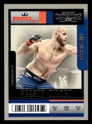 2025 Panini Contenders PFL #8 Denis Goltsov 2004 Throwback Blue - Other
