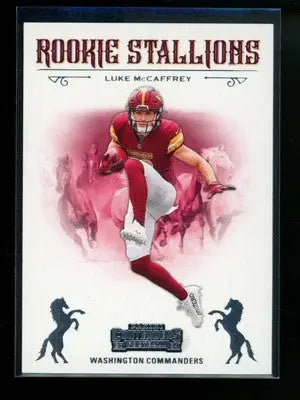 2025 Panini Contenders Rookie Stallions Luke McCaffrey #20 Football