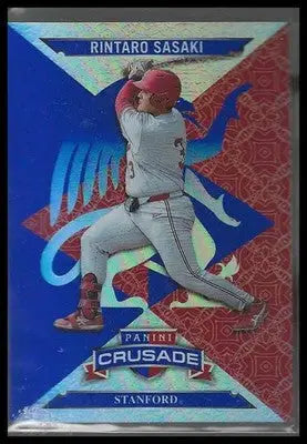 2025 Panini Crusade #77 Rintaro Sasaki Crusade Stanford Cardinal