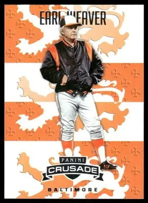 2025 Panini Crusade Baseball Earl Weaver #184 Baseball - Baseball Card Single