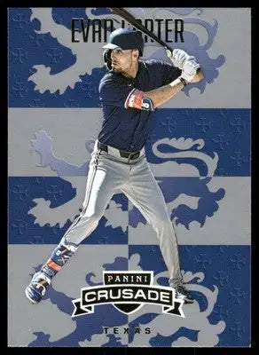 2025 Panini Crusade Evan Carter #162 Gold Baseball - Baseball Card Single