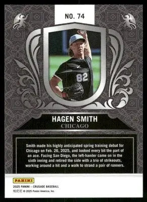 2025 Panini Crusade Hagen Smith #74 Baseball - Baseball Card Single
