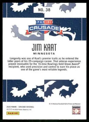 2025 Panini Crusade Jim Kaat #38 Baseball - Baseball Card Single