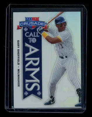 2025 Panini Crusade Prizm Gary Sheffield #No. 4 Call to Arms Baseball - Baseball Card Single