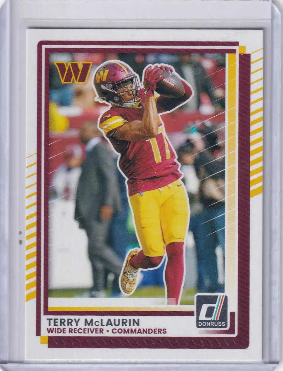 2025 Panini Donruss #144 Terry McLaurin - Washington Commanders - Football Card Single