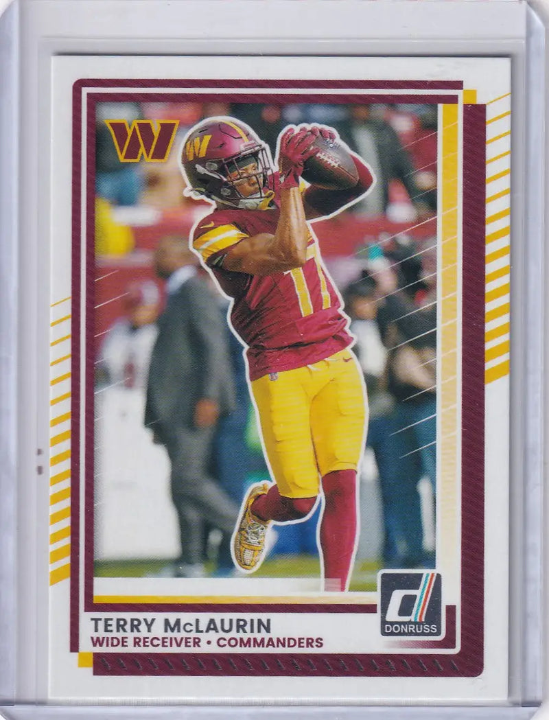 2025 Panini Donruss #144 Terry McLaurin - Washington Commanders - Football Card Single