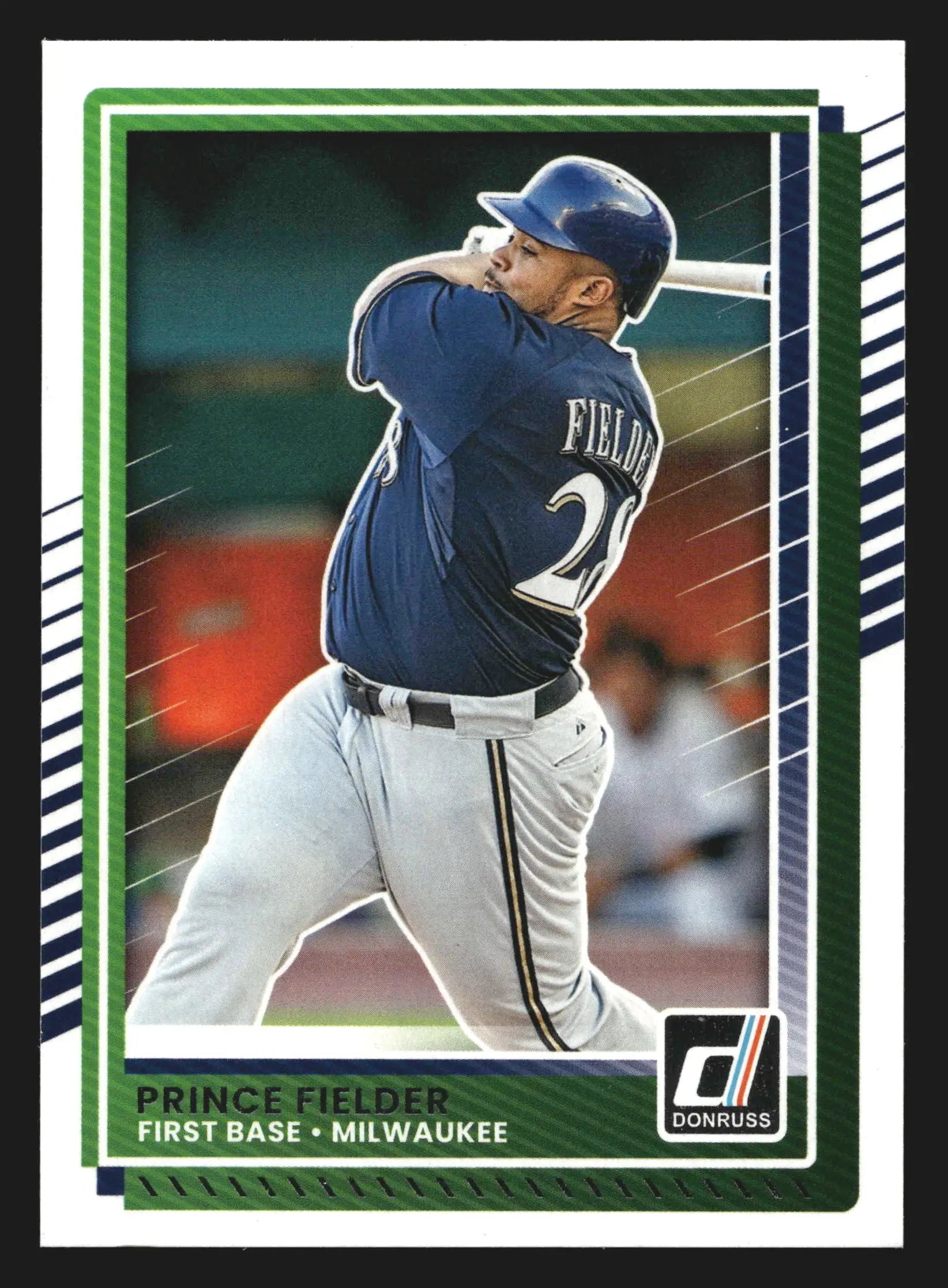 2025 Panini Donruss #62 Prince Fielder Milwaukee Brewers - Baseball Card Single