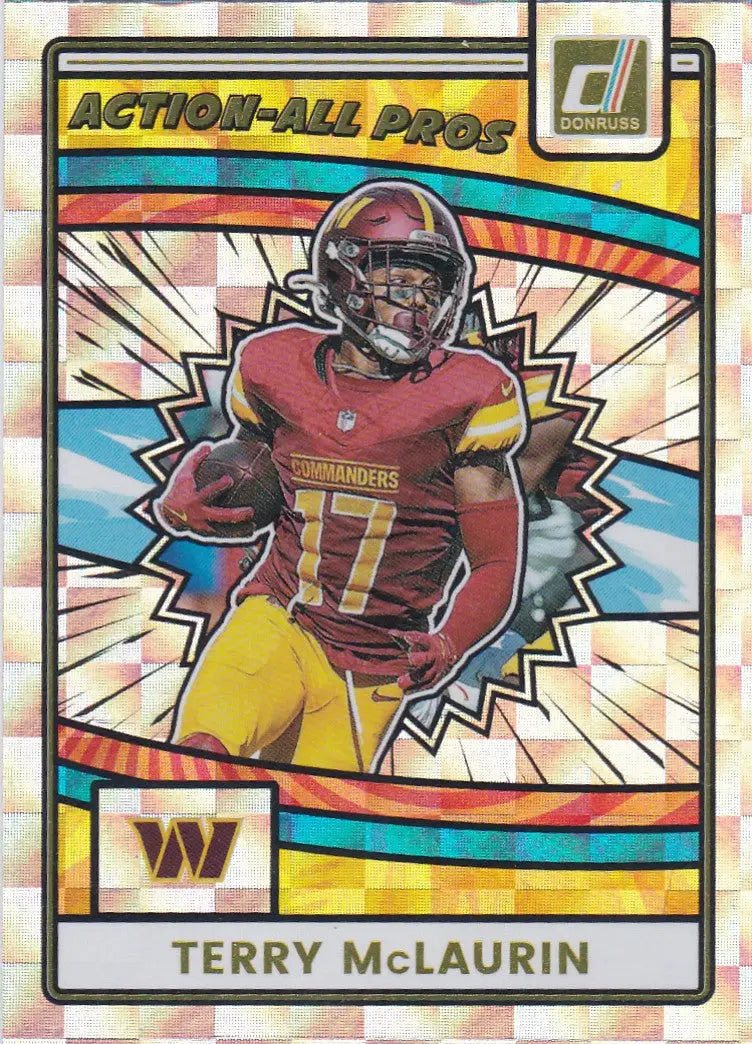 2025 Panini Donruss #AAP-TMC Action All Pros Terry McLaurin Commanders - Football Card Single