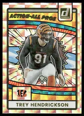 2025 Panini Donruss Action All Pros Trey Hendrickson #AAP-THE Football - Football Card Single