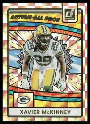 2025 Panini Donruss Action-All Pros Xavier McKinney #AAP-XMC Football - Football Card Single