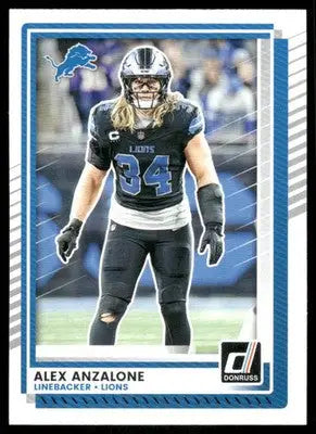 2025 Panini Donruss Alex Anzalone #277 Football - Football Card Single