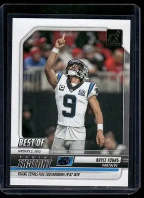 2025 Panini Donruss Best of Instant Bryce Young #INS-BYG Football - Football Card Single