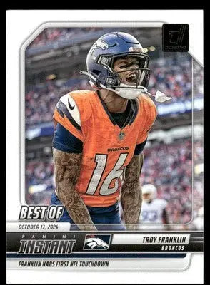 2025 Panini Donruss Best of Instant Troy Franklin #INS-TFN Football - Football Card Single