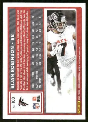 2025 Panini Donruss Bijan Robinson #160 Football - Football Card Single