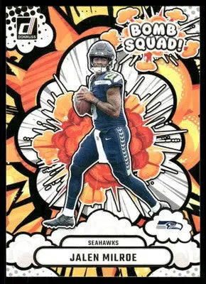 2025 Panini Donruss Bomb Squad Jalen Milroe #BS-JME Football - Football Card Single
