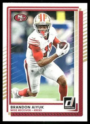 2025 Panini Donruss Brandon Aiyuk #249 Football - Football Card Single