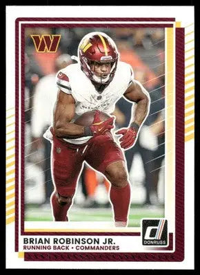 2025 Panini Donruss Brian Robinson Jr. #30 Football - Football Card Single