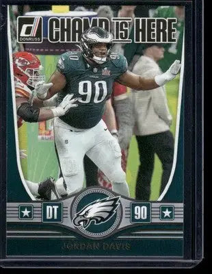 2025 Panini Donruss Champ Is Here Jordan Davis #CIH-JDA Football - Football Card Single