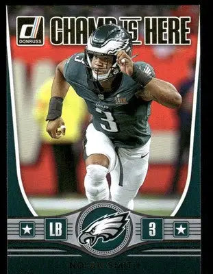 2025 Panini Donruss Champ Is Here Nolan Smith #CIH-NSH Football - Football Card Single