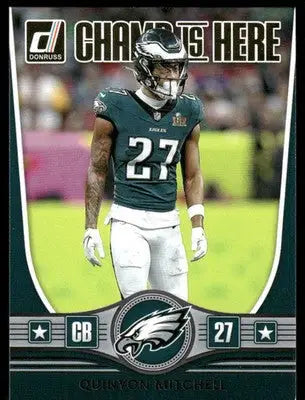 2025 Panini Donruss Champ Is Here Quinyon Mitchell #CIH-QML Football - Football Card Single