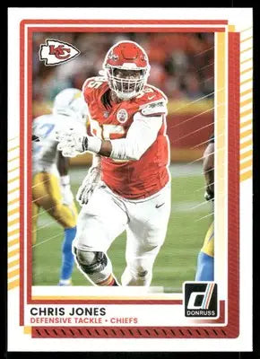 2025 Panini Donruss Chris Jones #106 Football - Football Card Single