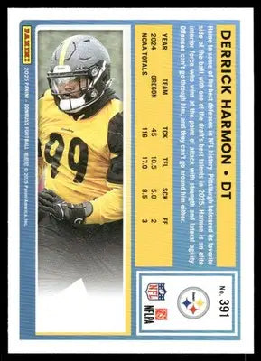 2025 Panini Donruss Derrick Harmon #391 Football - Football Card Single
