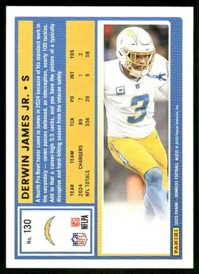 2025 Panini Donruss Derwin James Jr. #130 Press Proof Football - Football Card Single
