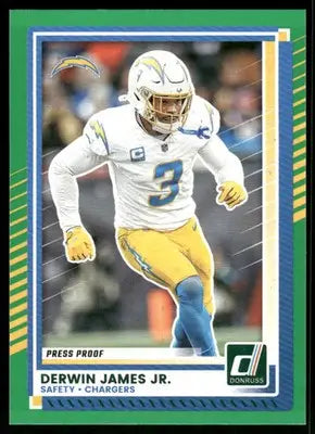 2025 Panini Donruss Derwin James Jr. #130 Press Proof Football - Football Card Single
