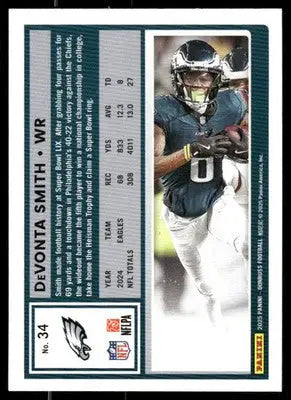 2025 Panini Donruss DeVonta Smith #34 Football - Football Card Single