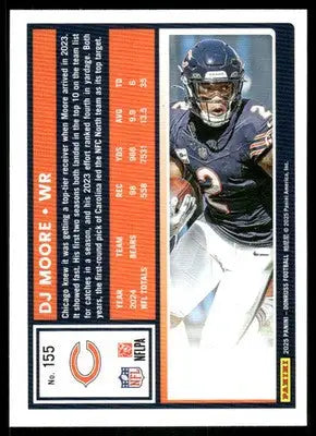 2025 Panini Donruss DJ Moore #155 Football - Football Card Single