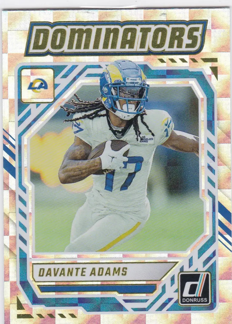 2025 Panini Donruss #Dom-ADS Davante Adams Dominators Rams - Football Card Single