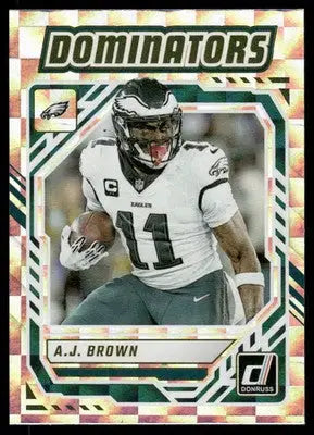 2025 Panini Donruss Dominators A.J. Brown #DOM-ABN Football - Football Card Single