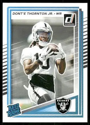 2025 Panini Donruss Dont’e Thornton Jr. #349 Football - Football Card Single