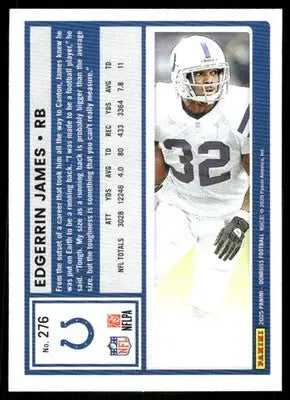 2025 Panini Donruss Edgerrin James #276 Football - Football Card Single
