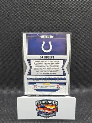 2025 Panini Donruss Elite - Rookies DJ Giddens #173 Pink Ink (RC) - Football Card Single