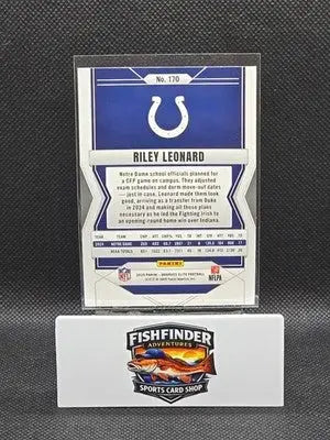2025 Panini Donruss Elite - Rookies Riley Leonard #170 Green Disco (RC) - Football Card Single