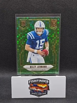 2025 Panini Donruss Elite - Rookies Riley Leonard #170 Green Disco (RC) - Football Card Single
