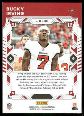 2025 Panini Donruss Elite Series Bucky Irving #TES-BIR Football - Football Card Single